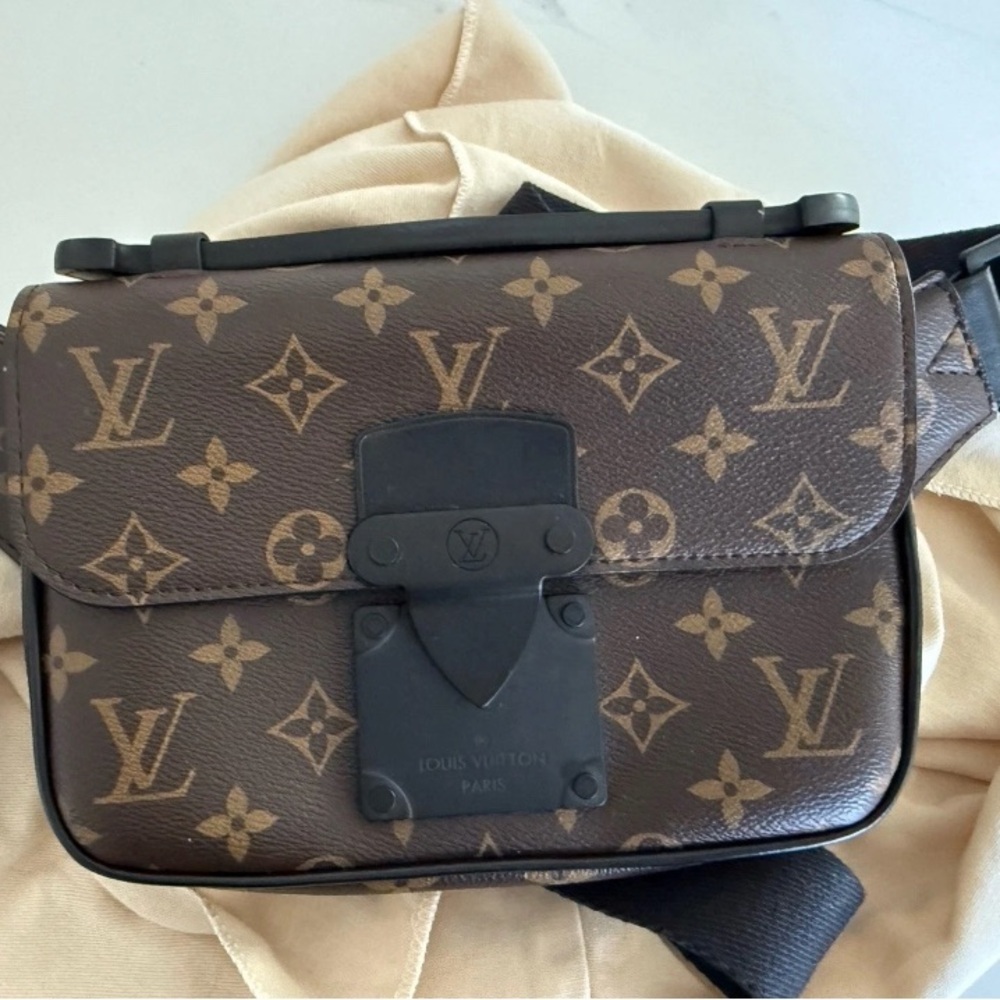 Louis Vuitton Brown and Tan Monogram Satchel